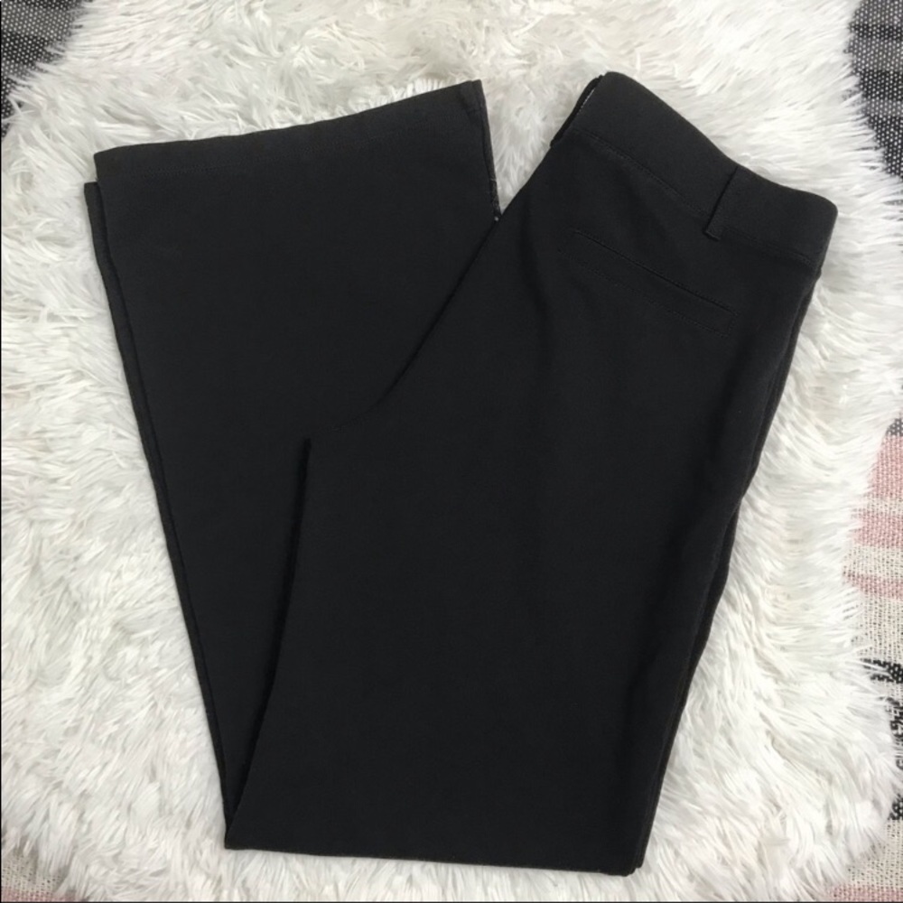 Betabrand Dress Pants Yoga Black M Petite Bootcut